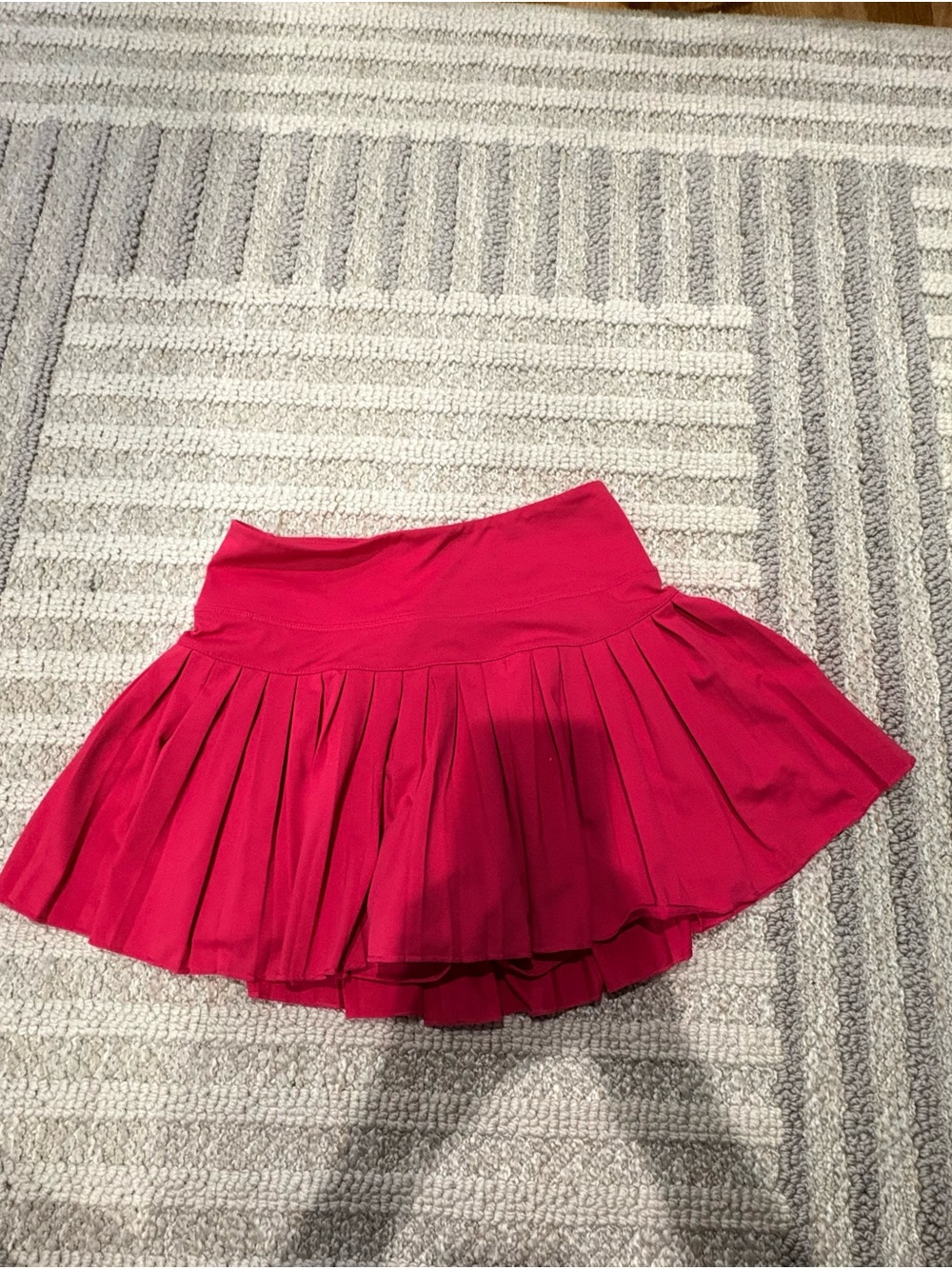 Goldhinge Pleated Mini Skirt - Fuchsia Pink